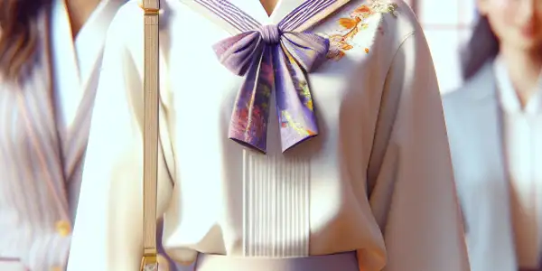 A vibrant Japanese classroom scene featuring a confident girl in a school uniform and playful office ladies in an engaging interaction.